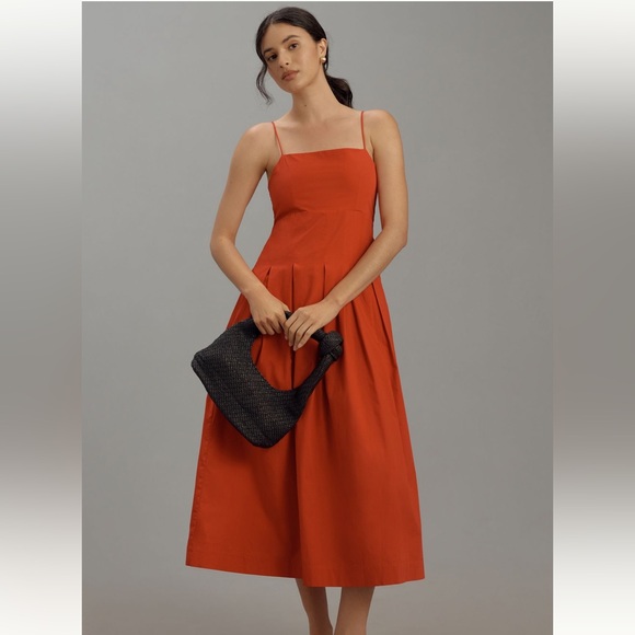 DAMSON MADDER IRIS BOW MIDI DRESS - Picture 4 of 5